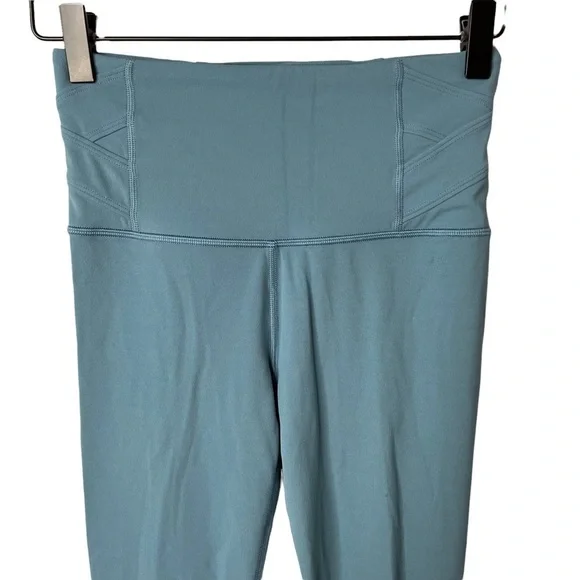 Athleta Elation Pirouette 7/8 Tight Leggings Size XS Rivera Blue Athletic - Picture 4 of 11